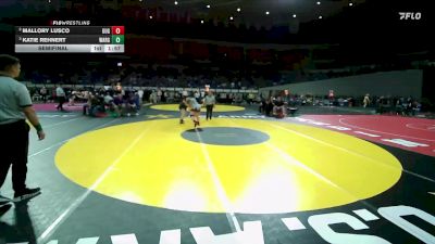 4A/3A/2A/1A Girls 235 Semifinal - Katie Rehnert, Warrenton Girls vs Mallory Lusco, Grant Union Girls