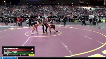 120 lbs Cons. Round 3 - Satori Skidmore, Owyhee vs Isabella Facer, Wasatch