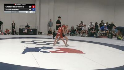 31 kg Quarters - Jackson Caporiccio, Apex Wrestling Academy vs Crew Downing, Wyoming Underground Wrestling