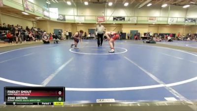 155 lbs Round 3 - Findley Smout, Wave Wrestling Club vs Zeke Brown, Dover Pirates Youth Wrestling