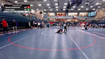 150 lbs Quarterfinal - Shiloh Jackson-Bey, Allen Blue vs Wyatt Hicks, Azle