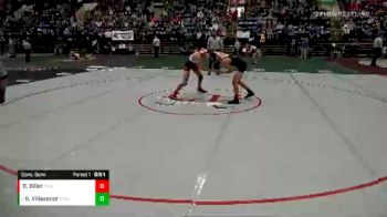 2 - 160 lbs Cons. Semi - Sam Villasenor, Poquoson vs Braxton Biller, Mountain View (Quicksburg)