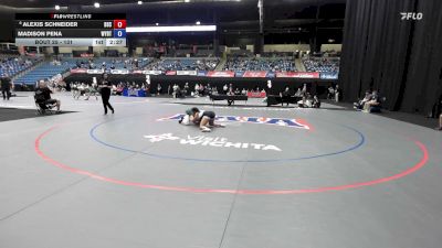 131 lbs Champ. Round 1 - Madison Pena, Wayland Baptist vs Alexis Schneider, Bismarck State