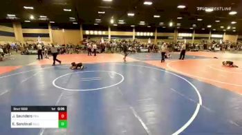 69 lbs 3rd Place - Jacob Saunders, Fightclub vs Eli Sandoval, Gold Rush Wr Ac