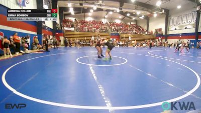 180-200 lbs Rr Rnd 3 - Audrina Collom, Tiger Trained Wrestling vs Emma Bomboy, Coweta Tiger Wrestling