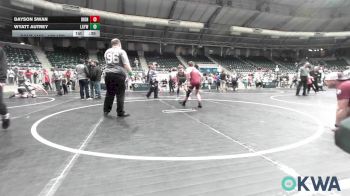 130 lbs Final - Dayson Swan, IRONMEN Wrestling Club vs Wyatt Autrey, Locust Grove Youth Wrestling