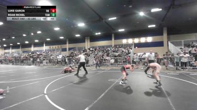 82 lbs 5th Place - Luke Garcia, The Valley WC vs Roan Rickel, Team Aggression