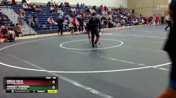 165 lbs Cons. Round 3 - Diego Cruz, Southern Oregon vs Varney Doreen, University Of Oregon