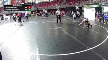 62 lbs Quarterfinal - Jedidiah Young, Nebraska Wrestling Academy vs Konner Bohaboj, Howells-Dodge