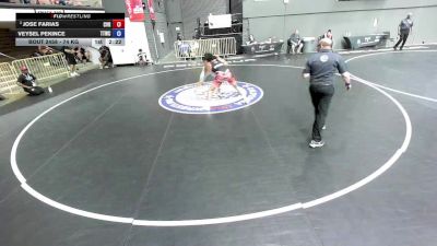 74 kg Quarters - Jose Farias, Central Valley RTC vs Veysel Pekince, Team Thunder Wrestling Club