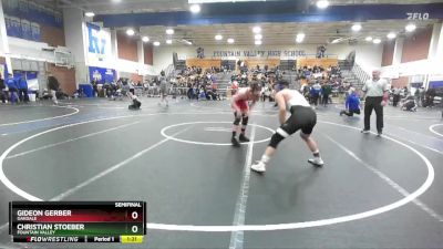 165 lbs Semifinal - Gideon Gerber, Oakdale vs Christian Stoeber, Fountain Valley