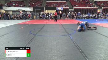 130 lbs Cons. Round 6 - Holden Hoiness, Billings Wrestling Club vs Gabe Grant, Cody Wrestling Club