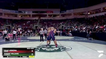 4A 285 lbs Quarterfinal - Robert Williams, Bloomfield vs Isaac Ledezma, Deming