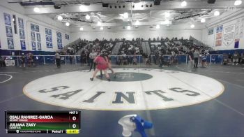 190 lbs Cons. Round 2 - Osali Ramirez-Garcia, Desert Mirage vs Juliana Zaky, Cerritos