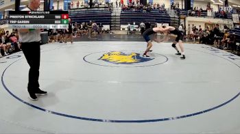 132 lbs Round 1 (16 Team) - Preston Strickland, Troup vs TRIP GARBIN, Oconee County