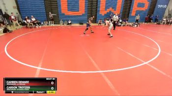 174 lbs Quarterfinal - Carson Trotzer, Wisconsin-Stevens Point vs Camren Dennee, Wisconsin-La Crosse