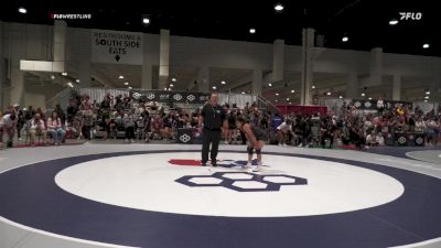 Senior Women Freestyle FS - 57 lbs Cons. Round 2 - Jazmene Molina, Pioneer Wrestling Club vs Carissa Qureshi, USOPTC Women's Resident Freestyle Program