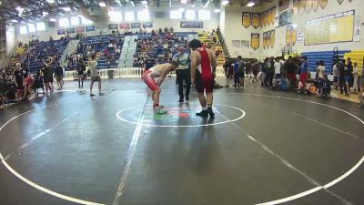 285 lbs Champ Round 1 (16 Team) - Joel Leon, Wellington Black vs Kaleb Johns, Palm Harbor WC