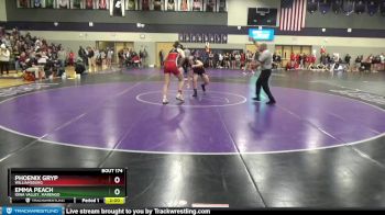 145 lbs Semifinal - Emma Peach, Iowa Valley, Marengo vs Phoenix Gryp, Williamsburg
