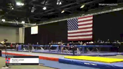 Kaylee Larson - Tumbling, World Elite - 2021 USA Gymnastics Championships