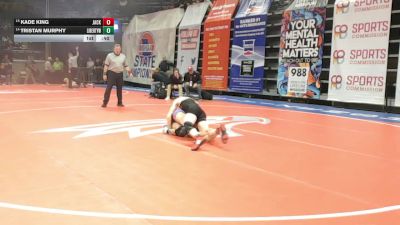 138 Class 4 lbs Cons. Round 1 - Tristan Murphy, Liberty (Wentzville) vs Kade King, Jackson