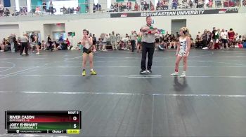 76 lbs Round 2 (6 Team) - Joey Ehrhart, Florida Scorpions vs River Cason, Elite Misfits