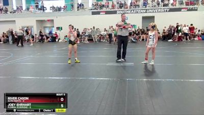 76 lbs Round 2 (6 Team) - Joey Ehrhart, Florida Scorpions vs River Cason, Elite Misfits