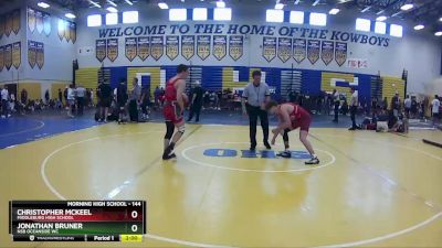 144 lbs Champ. Round 1 - Jonathan Bruner, Nsb Oceanside WC vs Christopher McKeel, Middleburg High School