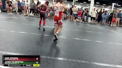 92 lbs Round 2 (6 Team) - Jake Stevens, Revolution Elite vs Jamen Haliburton, Orchard South WC