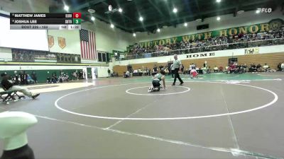 150 lbs Champ. Round 2 - Matthew James, El Dorado vs Joshua Lee, South Torrance