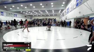 110 lbs Quarterfinal - Eva Jimenez, Lawndale vs Kamila Cerna, Southwest Stallions WC