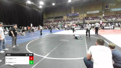 46 lbs Semifinal - Alec Loya, Dumas WC vs Ryan Dunn, Bear Cave