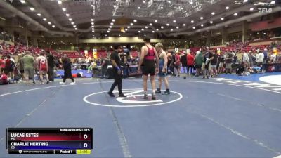 175 lbs Quarterfinal - Lucas Estes, MO vs Charlie Herting, CO