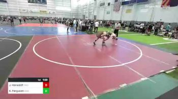 144 lbs Quarterfinal - James Herwaldt, Green River Grapplers vs Kodi Ferguson, Desert Dogs WC