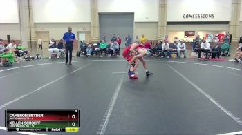 92 lbs Round 4 (6 Team) - Kellen Schoeff, Contenders WA vs Cameron Snyder, Dayton Bandits