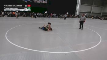 120 lbs Champ. Rd Of 32 - Calib Anderson, Stillwater High School Wrestling vs Brandon Avila Ramos, Aniciete Training Club