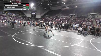 96 lbs Cons. Sub-semis - Landon Meadows, Top Notch Wrestling Club vs Cooper Murray, Grindhouse Wrestling Club - East