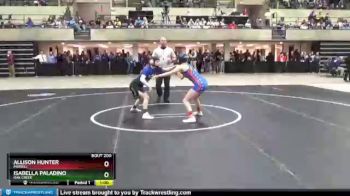 107 lbs Cons. Round 2 - Allison Hunter, Merrill vs Isabella Paladino, Oak Creek