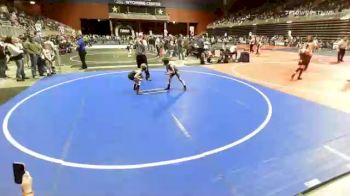 58 lbs Quarterfinal - Maximus Clark, Williston Coyotes vs Parker French, Bear Cave