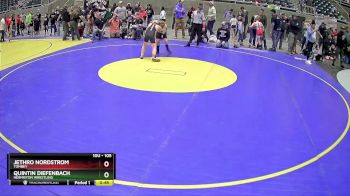 105 lbs Cons. Semi - Quintin Diefenbach, Hermiston Wrestling vs Jethro Nordstrom, Tombey