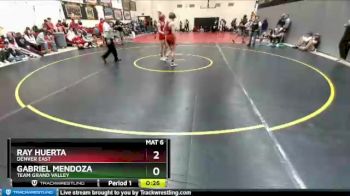 138 Boys Cons. Round 3 - Gabriel Mendoza, Team Grand Valley vs Ray Huerta, Denver East