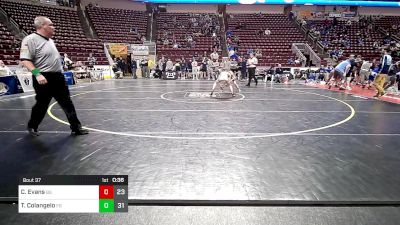 107 lbs Consy Rd I - Chase Evans, Boiling Springs vs Titus Colangelo, Franklin Regional