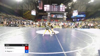 152 lbs Cons 32 #2 - Gurneet Sanghera, California vs Audrey Segura, California