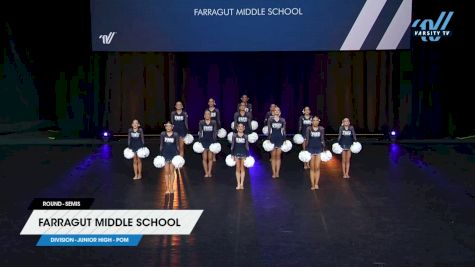 Farragut Middle School [2025 Junior High - Pom Semis] 2025 UDA National Dance Team Championship