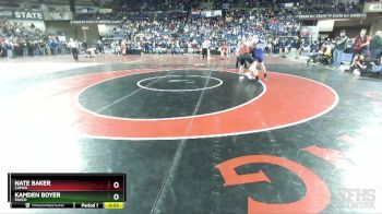 4A 215 lbs Cons. Round 1 - Nate Baker, Camas vs Kamden Boyer, Pasco