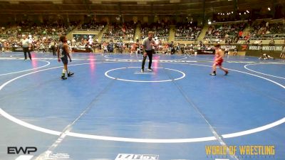 64 lbs Consi Of 32 #2 - James Crisman, Salem Elite Mat Club vs Jean-Pierre DeJesus, Team Of Hard Knox