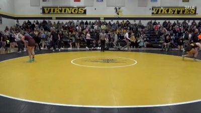 135 lbs Semifinal - Chloe Sanders, Vinton-Shellsburg vs Kenleigh Trumblee, Independence