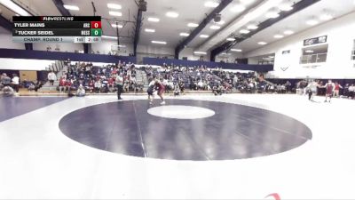 197 lbs Champ. Round 1 - Tyler Mains, Arcadia vs Tucker Seidel, Messiah