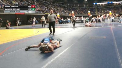 68 lbs Round Of 32 - Emmie Shaffer, Penn Cambria vs Madelyn Gephart, Jersey Shore