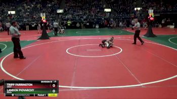 71 lbs Semifinal - Landon Piovarchy, ROGA vs Tripp Farrington, WKS1